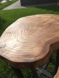 Стульчики из спила карагача