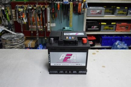 Аккумулятор AFA plus 52 А/ч R+ EN 470A обратная