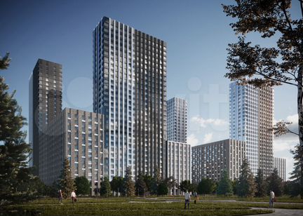1-к квартира, 34 м², 26/30 эт.