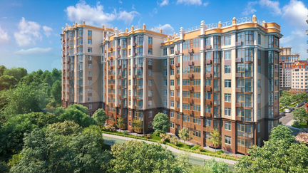 3-к квартира, 87 м², 17/22 эт.