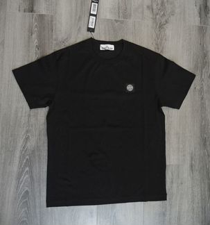 Футболка Stone Island Patch Program черная S,M