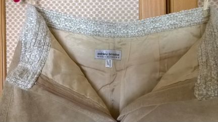 Юбка из натуральной замши