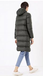 Женское пуховое пальто