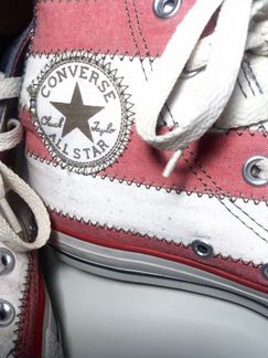 Кеды converse с американским флагом