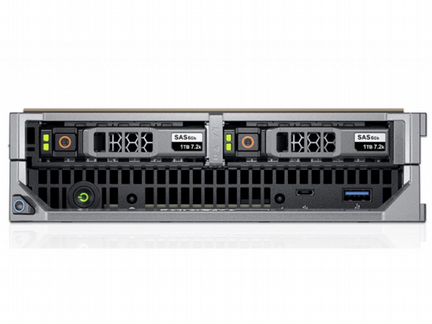 Лезвие dell M630, 2xE5-2698v3, 768GB, H730)