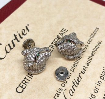 Коллекция Cartier. Серебро. серьги.кольцо