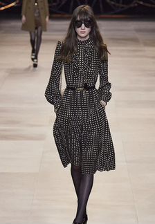 Платье в горох Celine