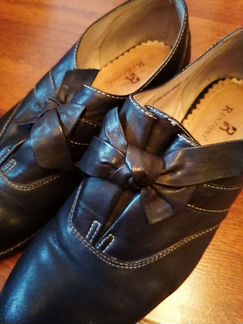 Туфли закрытые ботинки кожа