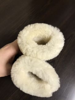 Варежки из овчины для самых маленьких