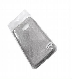 Чехол-накладка для Samsung G935 S7 Edge jzzs Shinny 3в1 TPU серебро