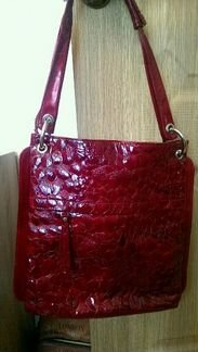 Клатч Domani и красная кожаная сумка