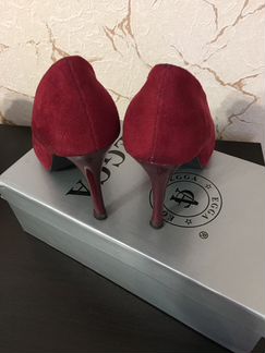 Туфли замшевые