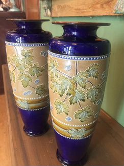 Royal Doulton Вазы 1900 год, пара