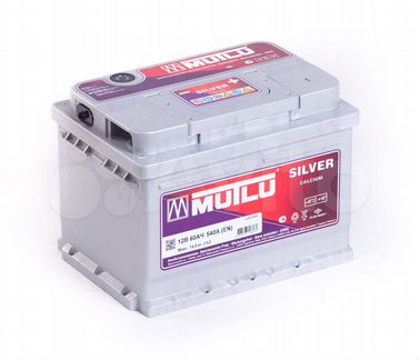 Аккумулятор 75Ah Mutlu 720A silver series обратный